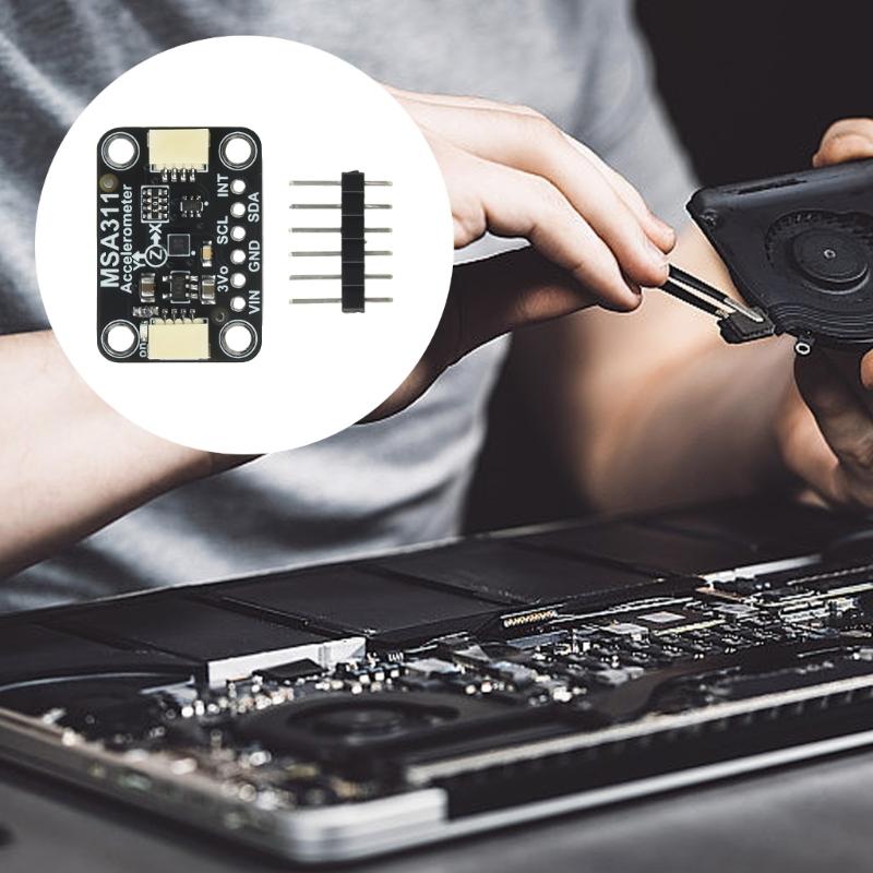 MSA311 Triaxial Accelerometer Module Low Power Consumption Supporting Gesture Recognition Tap Easy Integrate Module