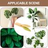 Leaf Cleaning Stick - Cleaning Brush With Wooden Handle And Fluff, For Plant Fluff Cleaning, Removal Tool For Plant Leaves