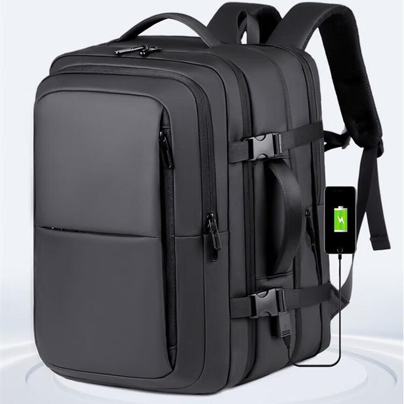 Hufeng Men's Business Expandable Laptop Backpack