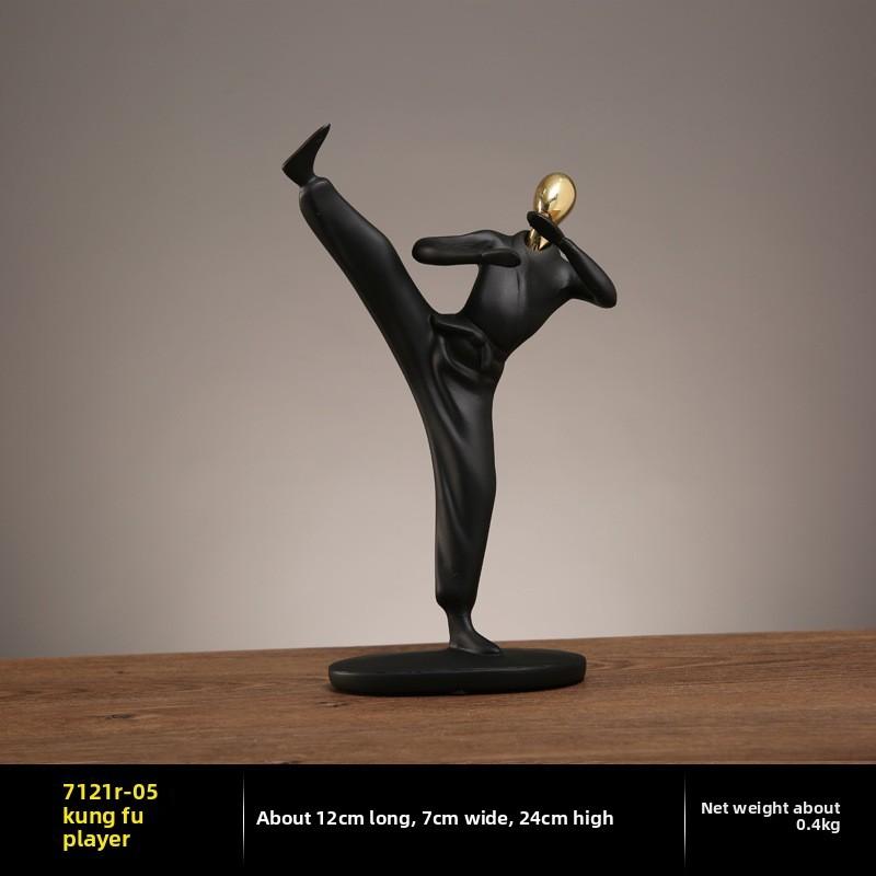Sports Athlete Resin Sculpture For Living Room Desk Gift For Friends Family Colleagues