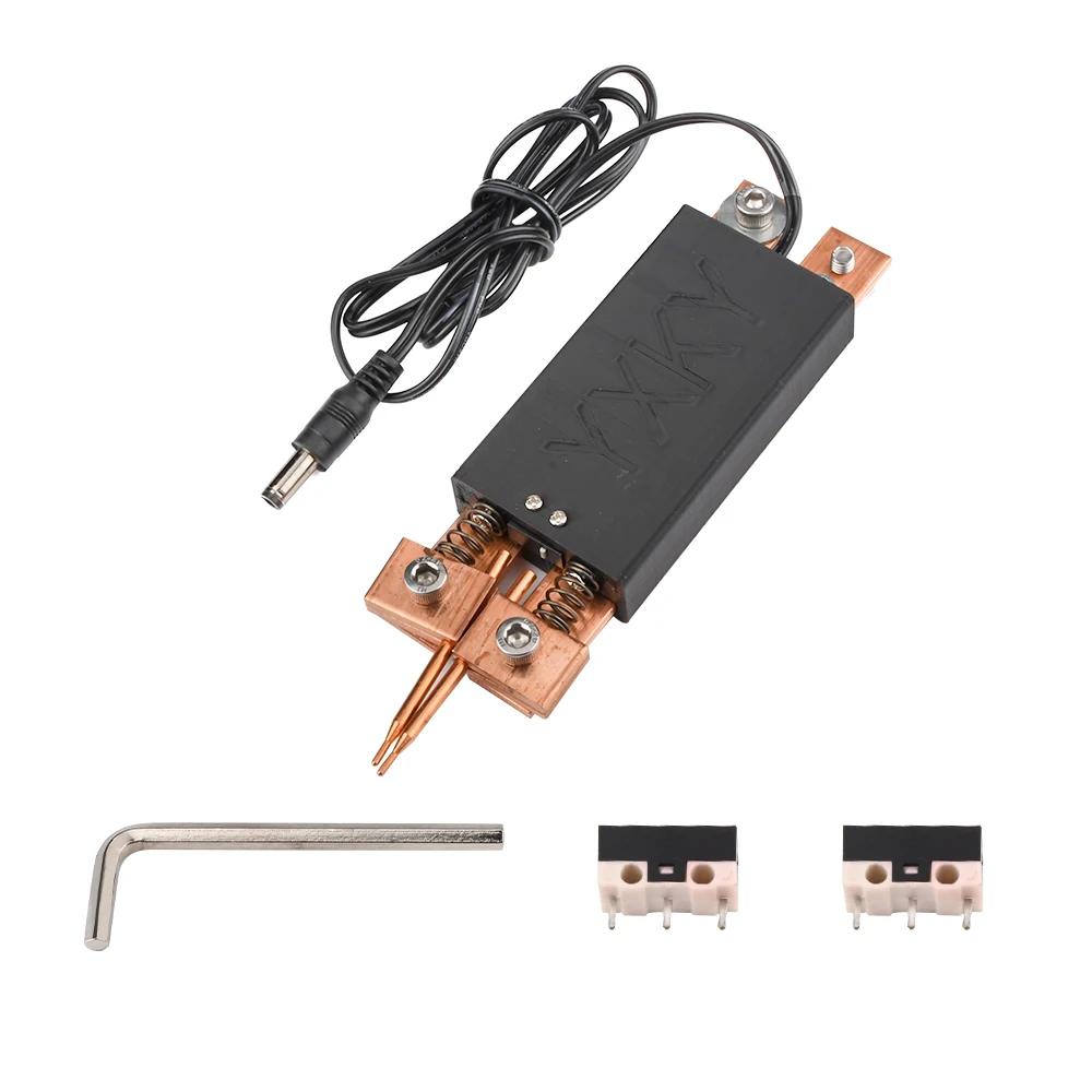 ZK-XW2 Tragbares Punktschweißgerät Dual-Impuls-Upgrade 3000A Punktschweißmaschine DIY 18650 Lithium-Batterie Nickelstahl Kupferblech