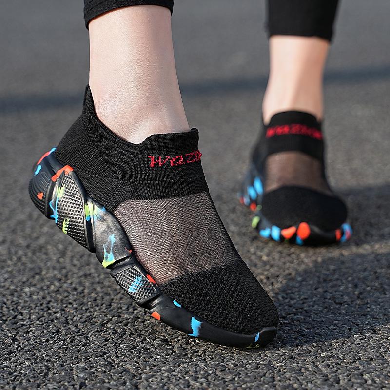 2024 Women's Breathable Mesh Sneakers: Lightweight, Soft Sole, Casual Travel Shoes