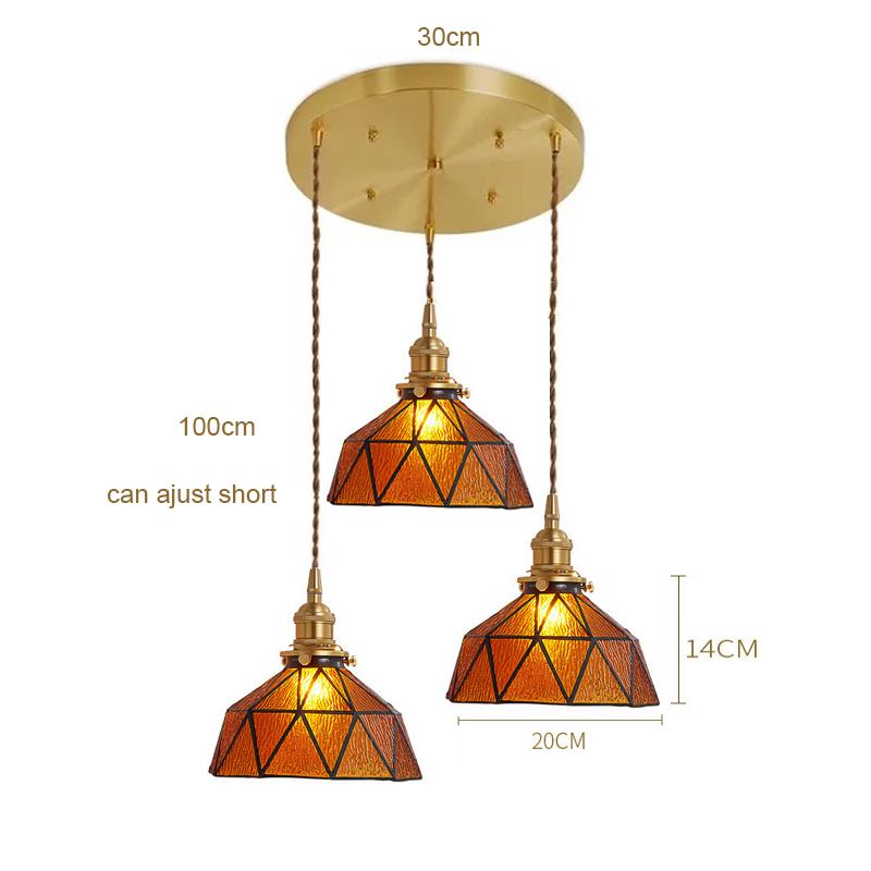 Modern Ceiling Lamp Tiffany Shade Kitchen Aisle Balcony Bedroom Home Art Decor Led Ceiling Lights Pendant Chandelier Living Room