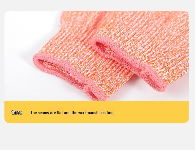 Level 5 Cut-Resistant HPPE Children's Gloves for Kitchen Safety, Multi-Color Options