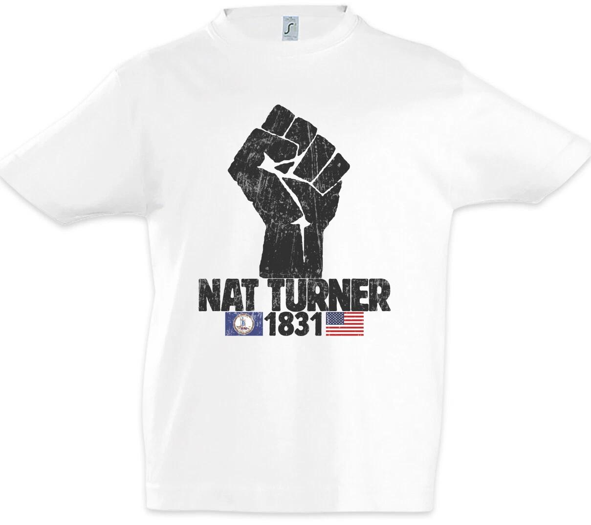 

Nat Turner 1831 Kids Boys T-Shirt United States USA Flag United States- 130
