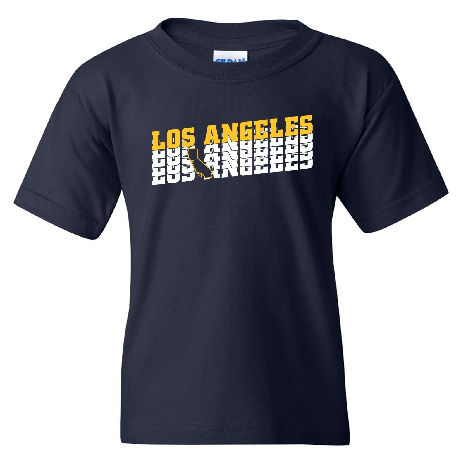 Los Angeles City Retro Repeat - Hometown Local Sports Team Youth T Shirt 3XL