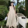 Women's 2024 Summer Floral Sleeveless Dress: New Chinese-French Style