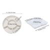 Divided for Party Compartment Nuts Dish Appetizer Serving Platter Snack Plate Food Storage Tray