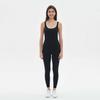 New Thread Tight Fitting Abdominal Jumpsuit Seamless Elastic Fitness Running Sports Jumpsuit Set For Women