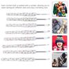 8pcs Crochet Hooks Ergonomic Design Comfortable Handle Easy Identification Compact Portable Knitting Supplies
