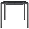 VidaXL Table de jardin anthracite 80x80x72 cm acier 362743