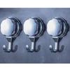 Powerful Durable Hook Chrome-plated with Vacuum Suction Cup for Kitchen and Bathroom 1Pcs /3 Pcs