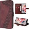 Case - eFConnection - Redmi Note 12 4G - Red - Leather Effect Cover - Card Slots