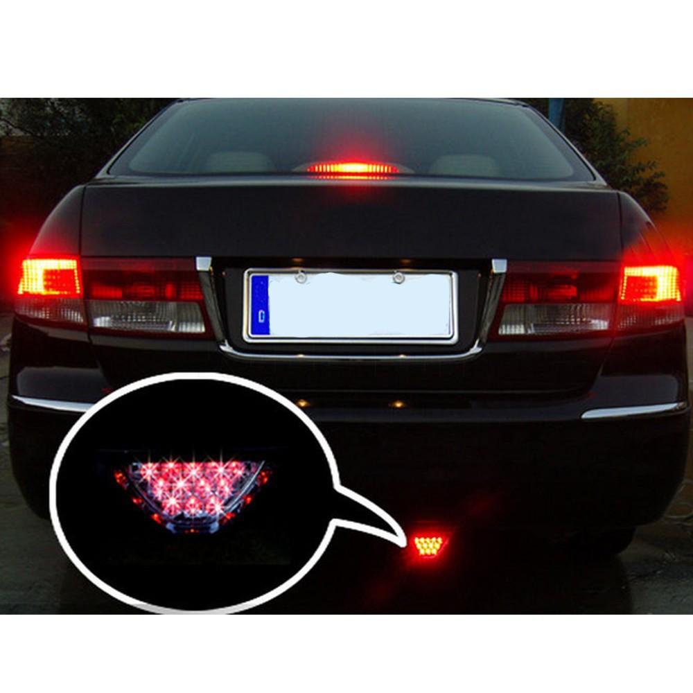 Universal LED Triangle Brake Light for Cars & Motorcycles