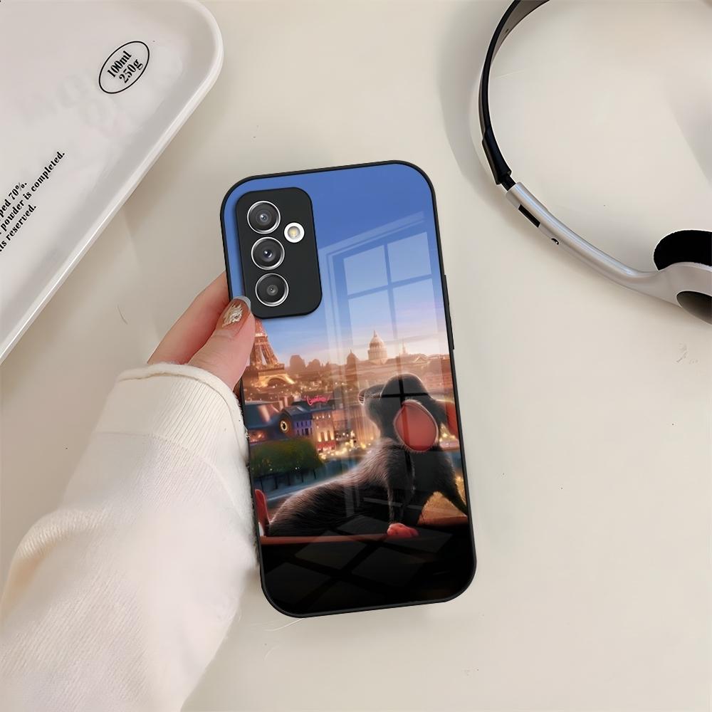Disney Ratatouille Phone Case Glass For Samsung S24 S26 S23 S20 S25 S21 S22 Ultra Fe Plus A05 A06 A16 A26 A36 A56 Coque