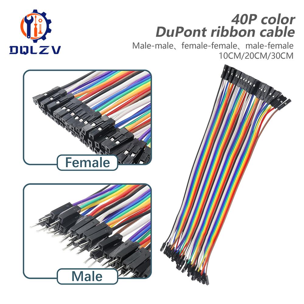 10/20/30/40CM 40Pin Jumper Wire DuPont Line DuPont Cable Connection Male To male+Female To Female And Male To Female