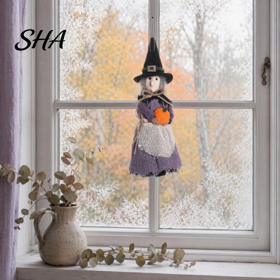 Halloween Party Decor Decoration, Realistic Ghost Festival Broom Reusable Witch Ornament, Festive Atmosphere Tabletop Decoration Spooky Decorations
