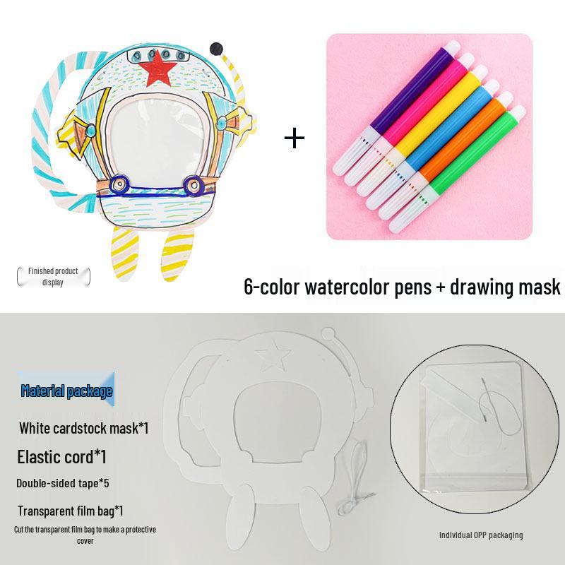 Little Astronaut DIY Art Mask Kit for Kids