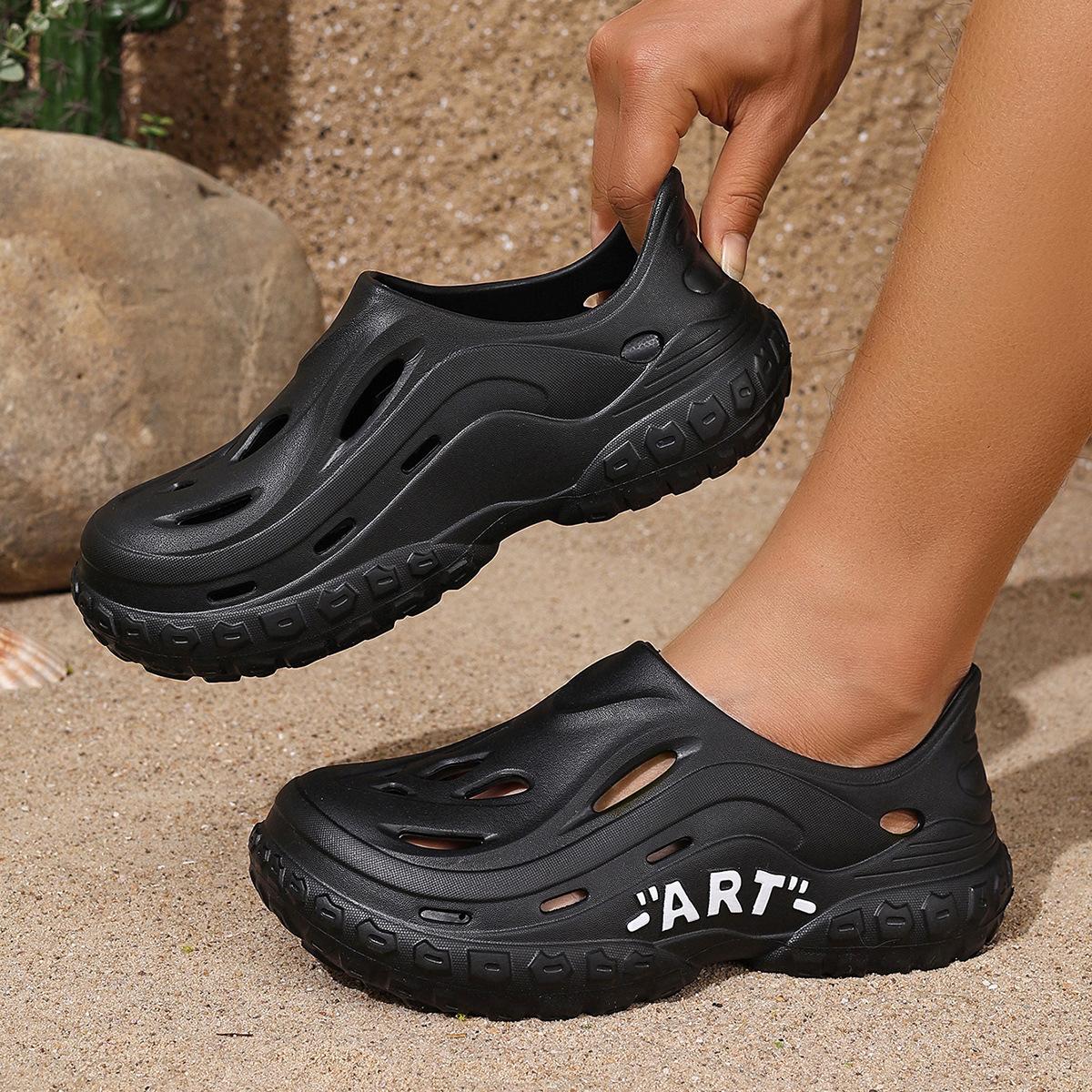 

Обувь Мужские новые сандалии EVA легкие наружные сапожки для пещер дышащие мужские толстые пляжные туфли 40