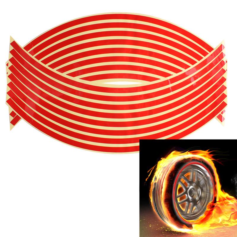 Vauxhall Corsa Red Rimblades Alloy Wheel Edge Ring Rim Protectors Tyres Tire Guard Rubber Moulding