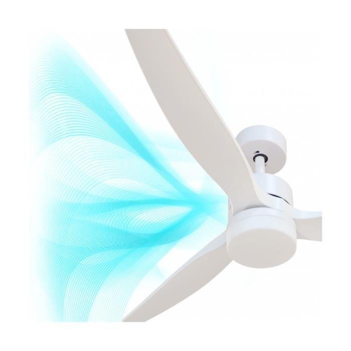 Ventilateur De Plafond - GRUNKEL - 132cm - LED - Télécommande - Minuterie 8h
