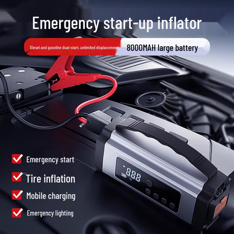 Chongteng Multi-functional Car Jump Starter & Tire Inflator Pack