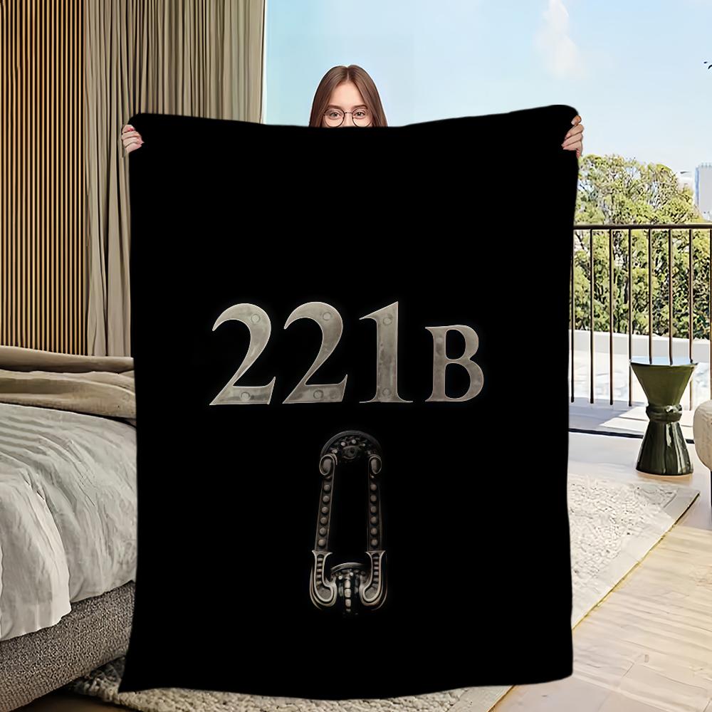 S-Sherlock-ES H-Holmes Плед для дивана Комнаты Микрофибра Постельное белье Плед офис Подарок для путешествий Дом 30x40in