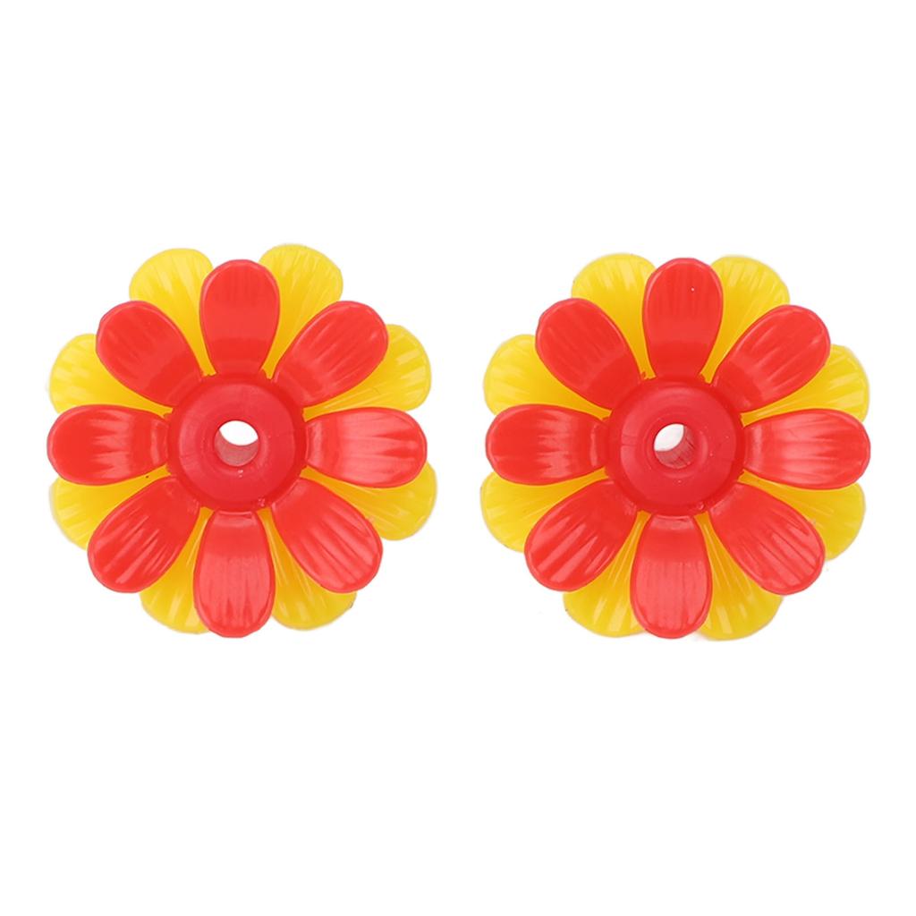 30PCS   Feeders Replacement Flowers Brightly Colored Bird Feeder Feeding Ports Parts Easy to Clean
