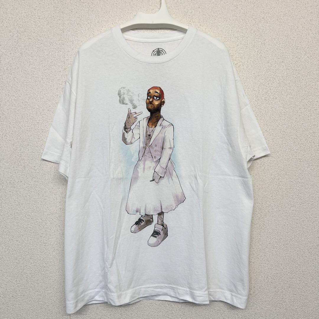

[USED] Official Kid Cudi Rap T-Shirt, White, Size XL