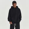 Autumn and Winter One Tone Blank Plus Velvet Thickened 450g Hooded Sweatshirt Men Heavy Hoodie Mens Clothes