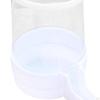 Bird Feeder Food Dispenser Viewing Clear Bowl Small Animal for Canary Finch