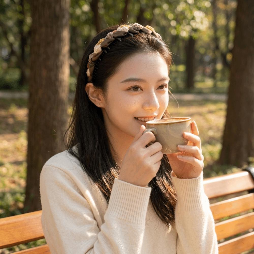 Toothed Comb Hair Comb Hairpin Non-Slip Headbands With Teeth Comb Headband  Daily Autumn Winter