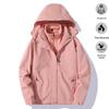 Couples' 3-in-1 Fleece-Lined, Windproof, Short-Sleeve Waterproof Jacket for Autumn/Winter Hiking & Workwear