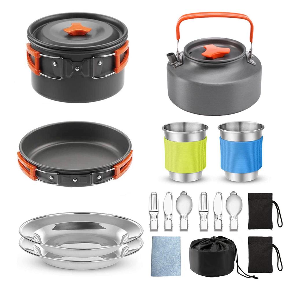 New Outdoor Cookware Set: Camping Teapot & Kettle Combo