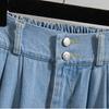 MOJTA Women Spring Autumn Plus Size Casual Loose Pants Hight Waist Jeans