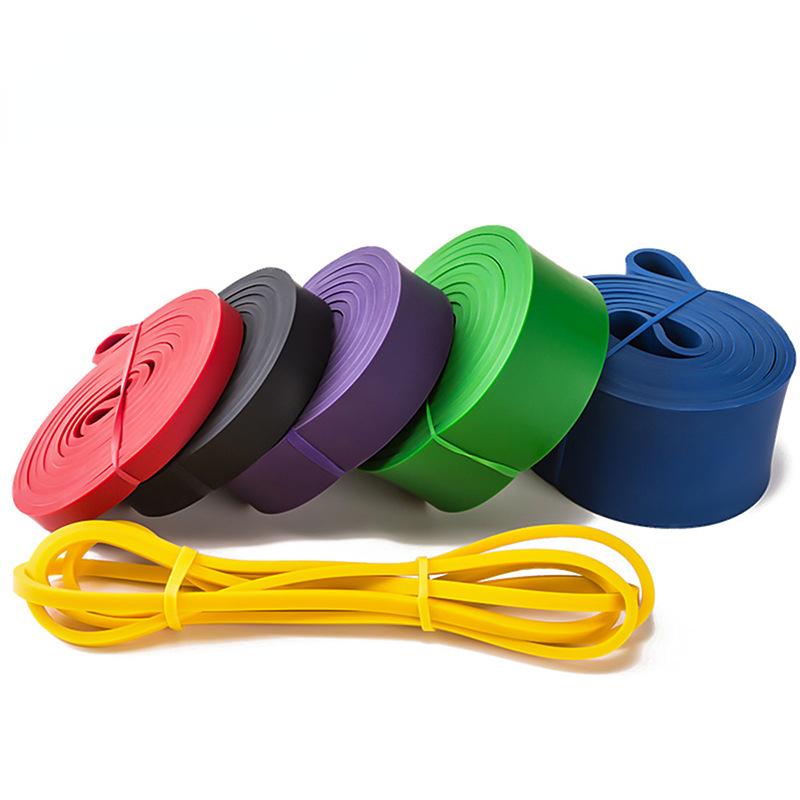 Fitness Elastic Belt Pull-ups Resistance Band Strength Training Elastic Rope Men Women Yoga Stretching Auxiliary Tension Band