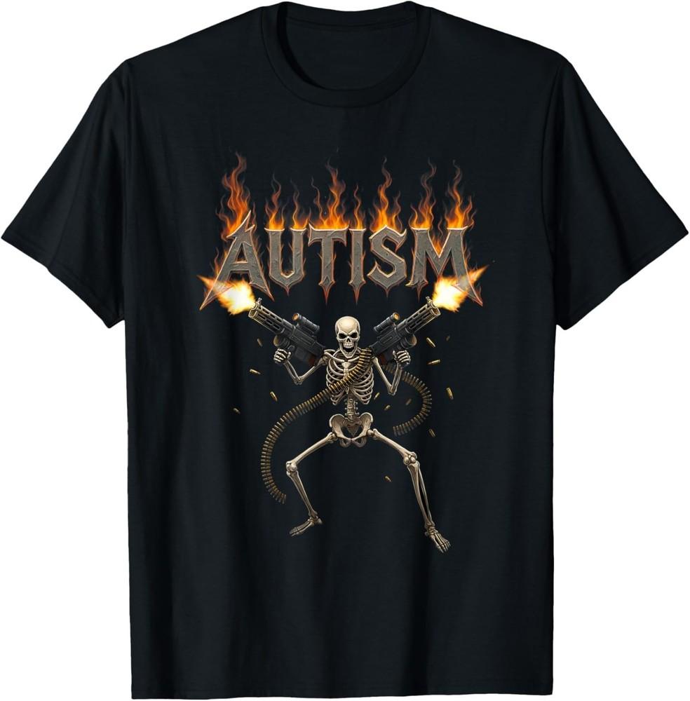 Autism Skeleton Funny Oddly Specific Meme Autistic Awareness T-Shirt Unisex T-Shirt XXXL