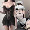 Seductive Plus-Size Lingerie & Outfits: Maid, Secretary, Teacher Themes, Tempting Sleepwear, No-Removal Needed, Pure to Passionate Styles for Women.