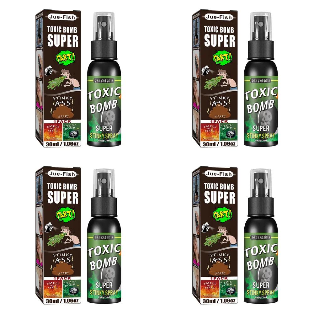 1-5pcs 30ml Fart spray Halloween Props Non Toxic Spoof Odor Stinky Terrible Smell Spray Party Supplies Halloween Toys