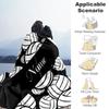 Black White Volleyball Customize Text Blanket Cozy Personalized Blanket Soft Warm Cozy Suitable for Livingroom Bed Office Chair Living Room