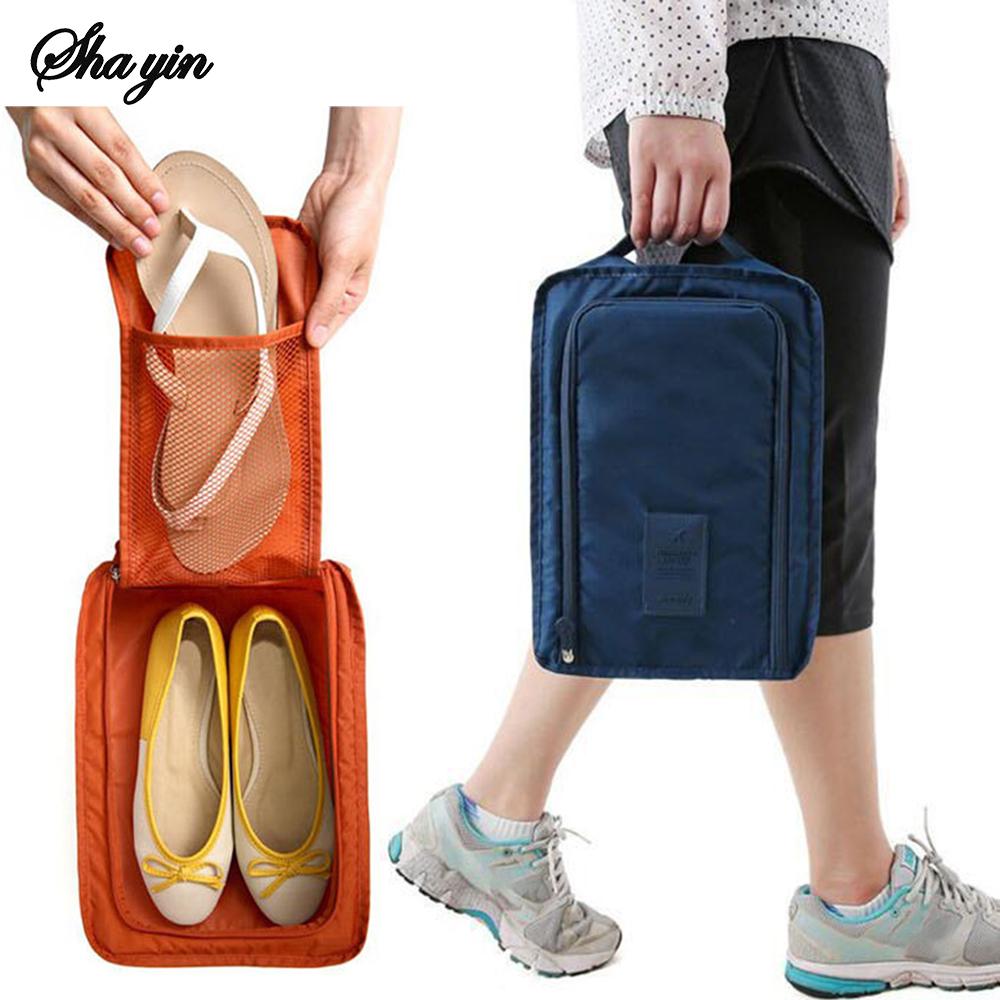 Portable Shoe Bags Travel Holds Multifunction Waterproof Folding Storage High Capacity Shoe Pouch Organizer