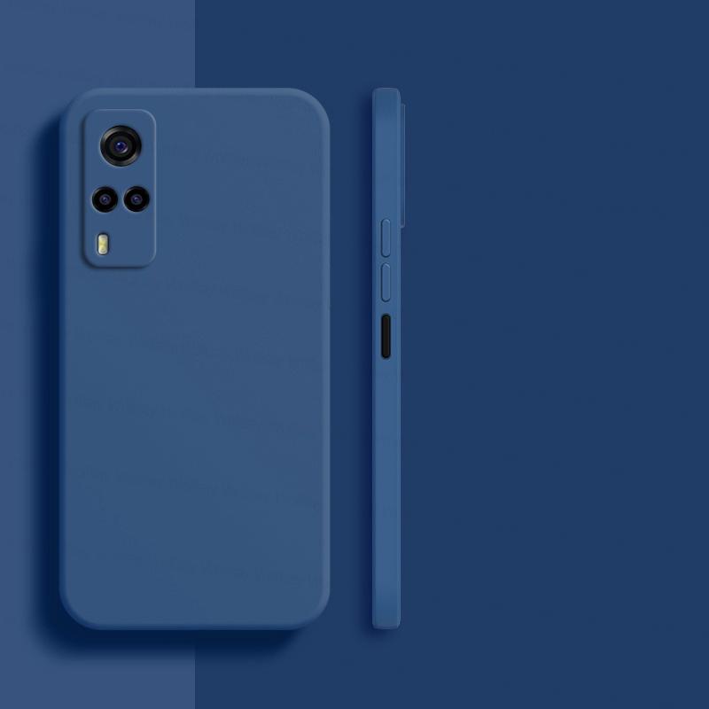 Für Vivo Y53S Fall Vivo Y31 Y51 Y51A Y51S Y33 Y53S Abdeckung Fall Stoßfest Flüssige Silikon Schutzhülle Telefon Zurück Fall Für vivo Y53S