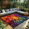 Boho Area Rug Abstract Modern Carpet Living Room Floor Mat Non Slip Home Decor Indoor Outdoor Accent Rug Washable Soft Plush Rug