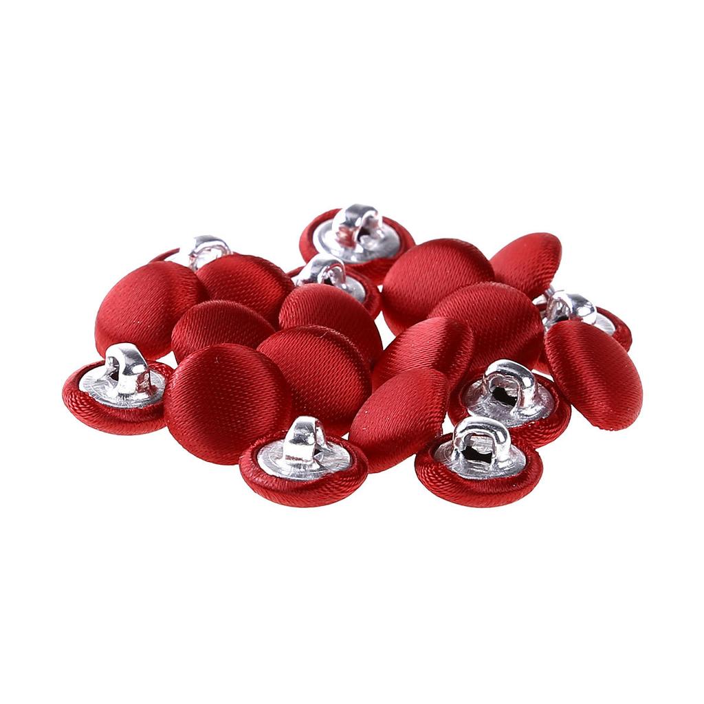 20Pcs/Lot Satin Covered Button Wedding Dress Coat Windbreaker Button DIY Accessories