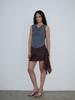 Text Room Labat Tie Skirt Wine