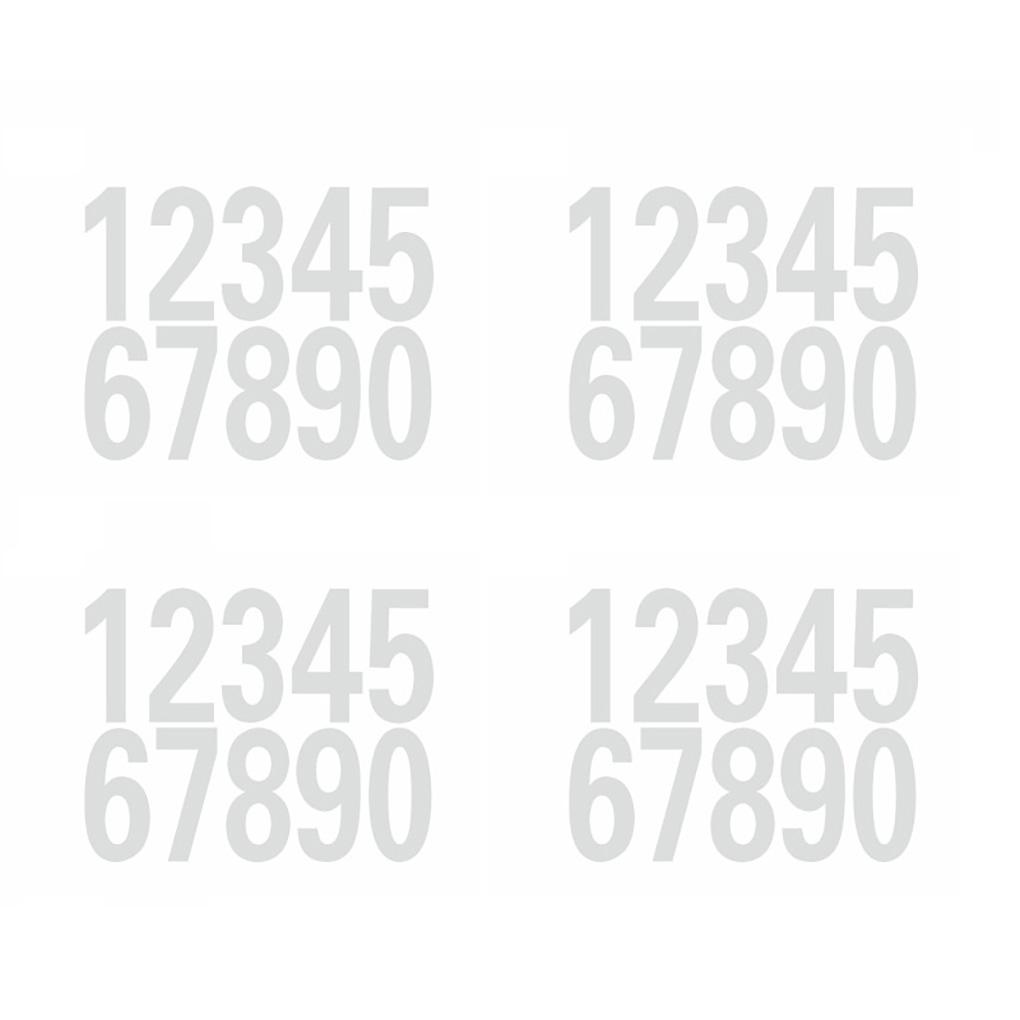 Набор из 4 светоотражающих наклеек Товары для дома Практичное многофункциональное ремесло Внешний адрес Обучающий реквизит ПВХ наклейка