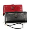 Minimalist Pu Leather Long Wallet With Zipper For Daily Use And Card Storage