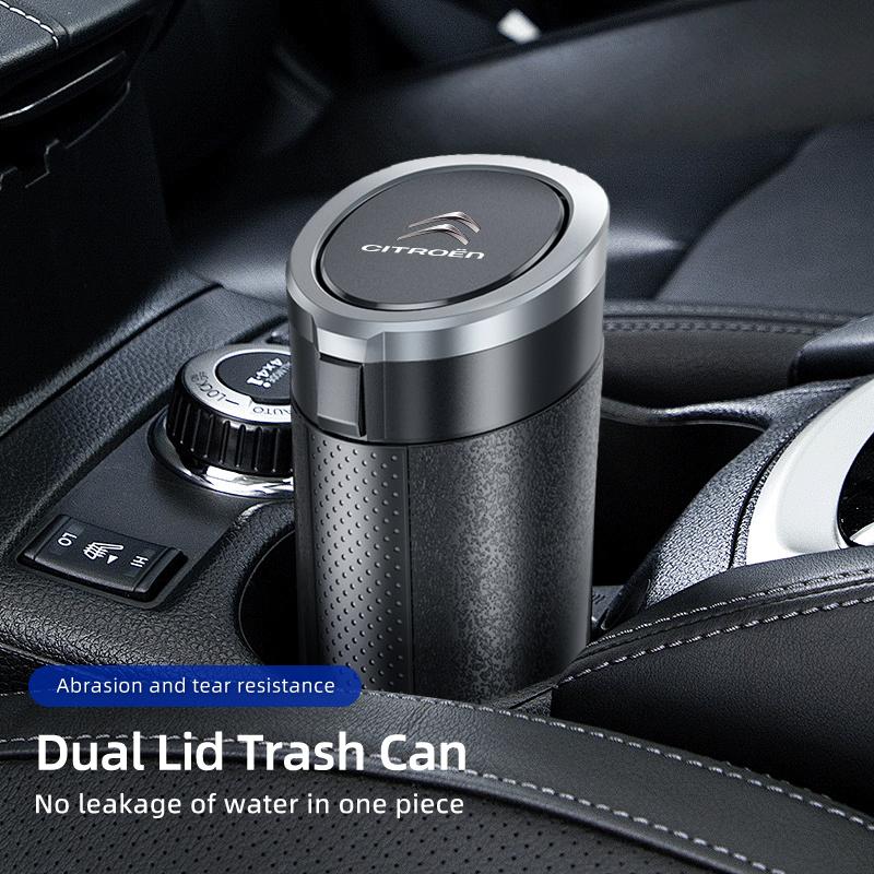 Auto-Mülleimer mit Deckel Auslaufsicher Wasserdicht Mülleimer Tragbar Für Citroen C4 Berlingo Celysee Cactus Picasso Aircross Grand