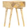 Day and Night - Day and Night Solid Mango Wood Bedside Table 43x30x58 Cm