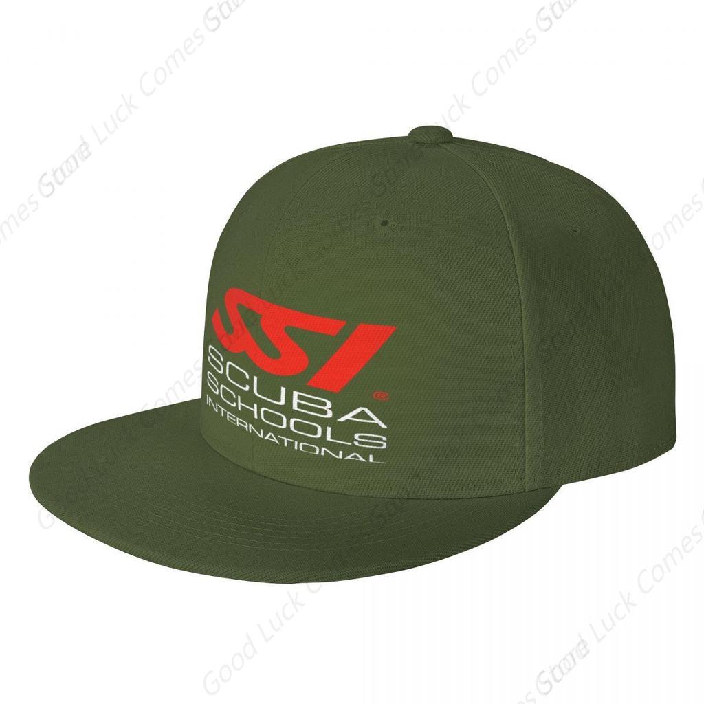 Potápěčská Ssi Čepice Pevná Hip Hop Čepice Pro Unisex Snapback Čepice Dámské Baseballové Čepice Nastavitelná Plochá Stříška Kšilt Jednoduché Stříšky Pro Kluky A Dívky